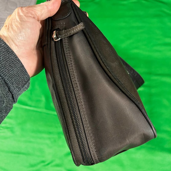 Gun Tote'n Mamas Brown Leather & Ballistic Nylon Concealed Carry Handbag CCW - Picture 5 of 12